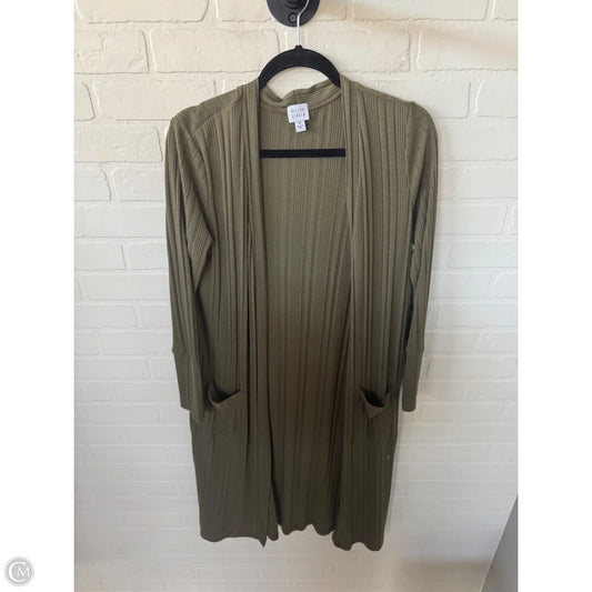 Cardigan By Peyton Jensen In Green, Size: M