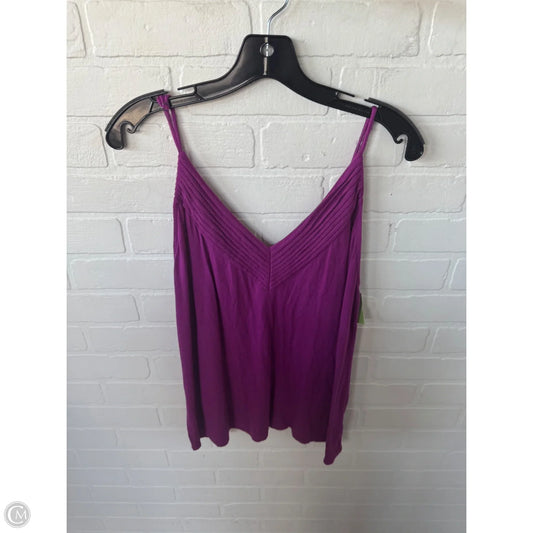 Top Sleeveless By Allison Joy In Purple, Size: L