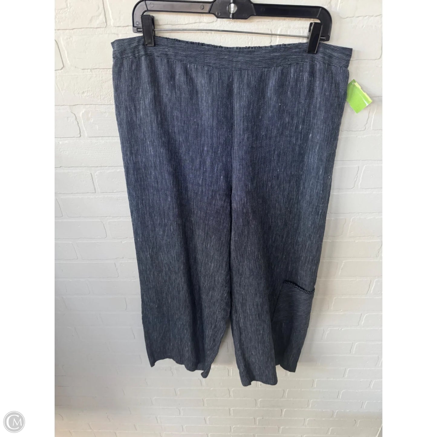 Pants Linen By Habitat In Blue, Size: 12