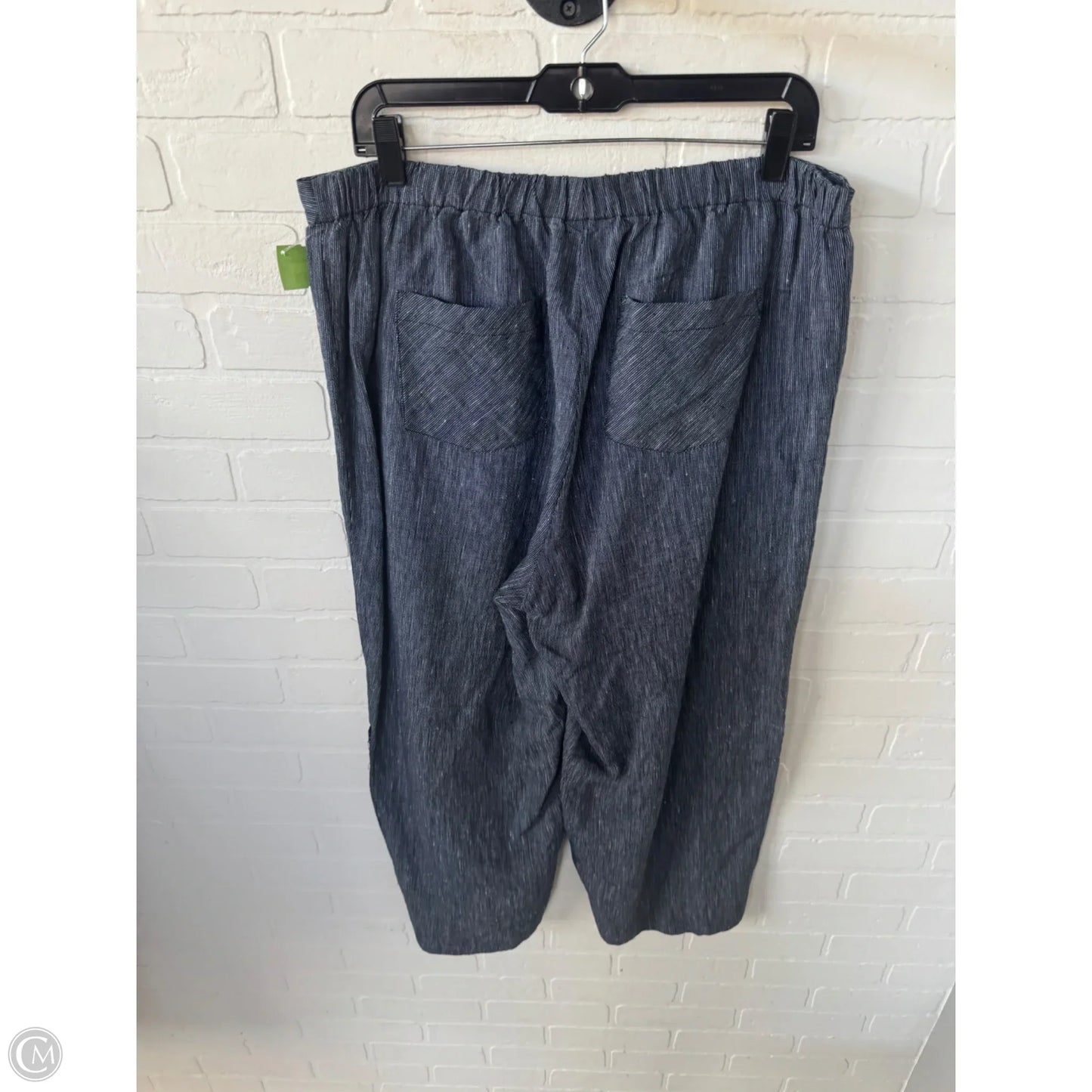 Pants Linen By Habitat In Blue, Size: 12