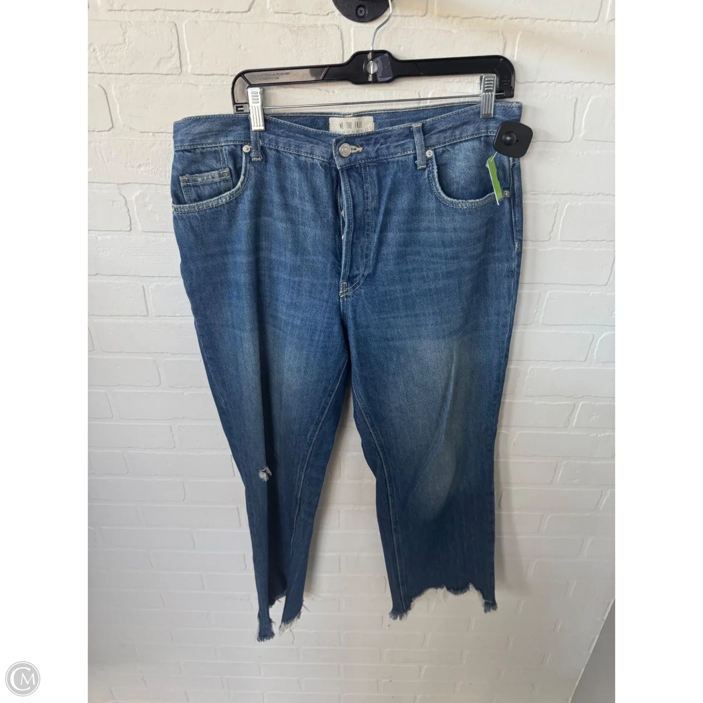 Jeans Straight By We The Free In Blue Denim, Size: 12