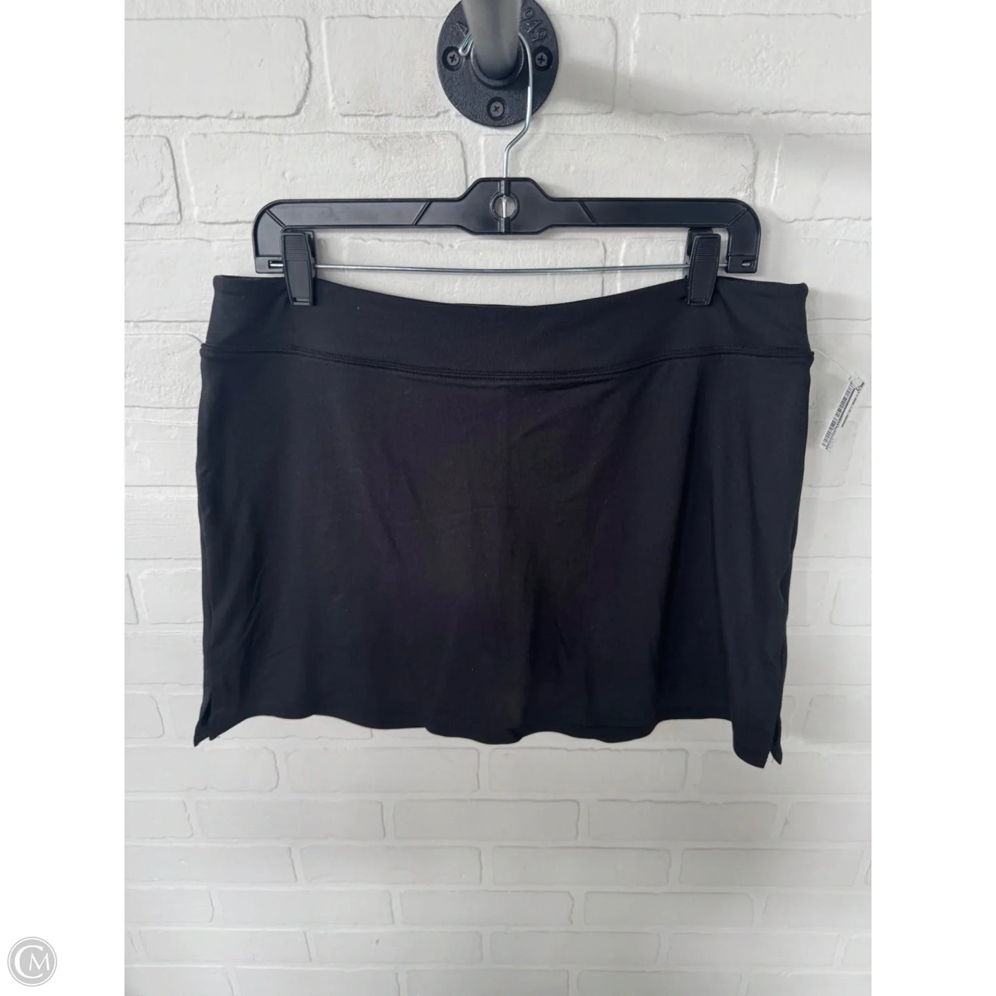 Athletic Skort By Tranquility In Black, Size: 12