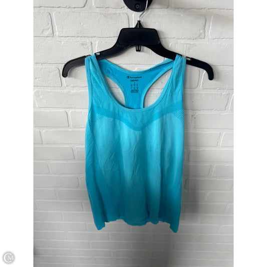 Athletic Tank Top By Champion In Blue, Size: L