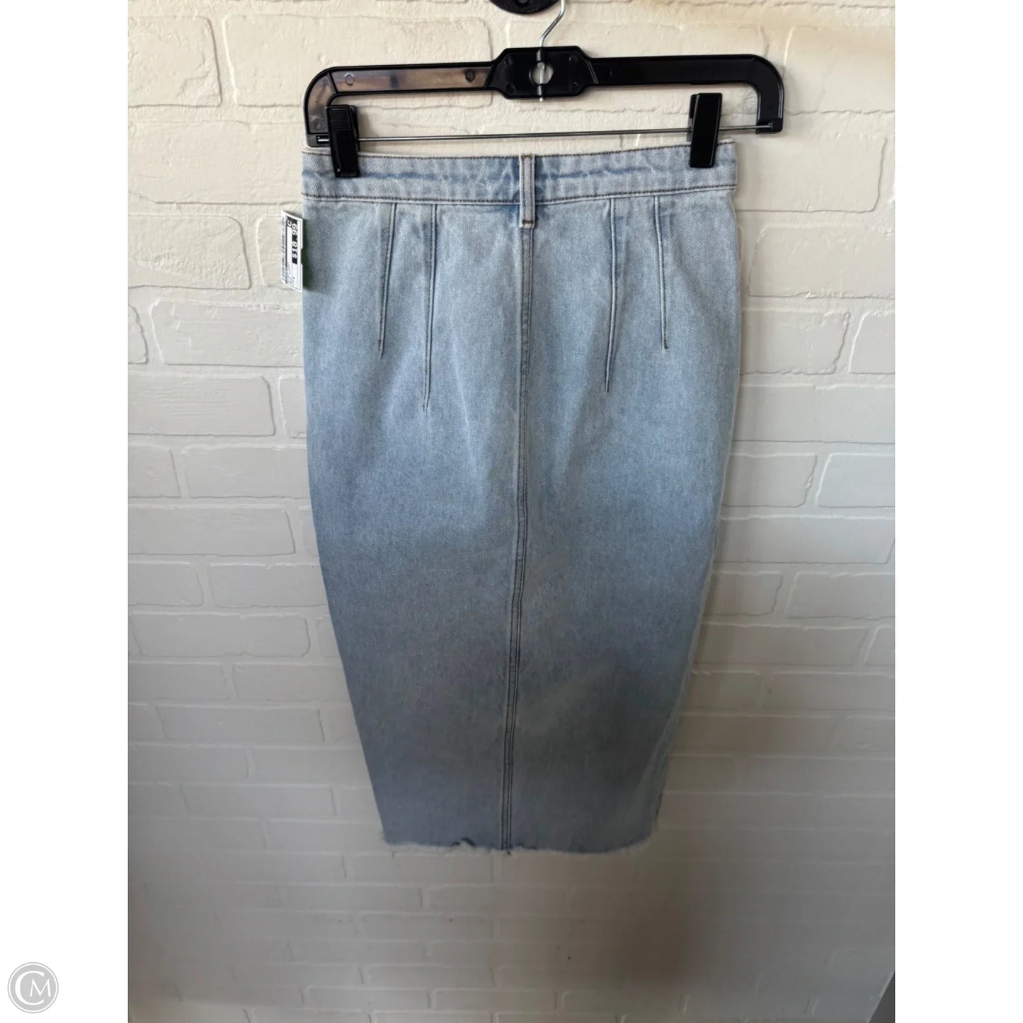 Skirt Midi By Showpo In Blue Denim, Size: 4