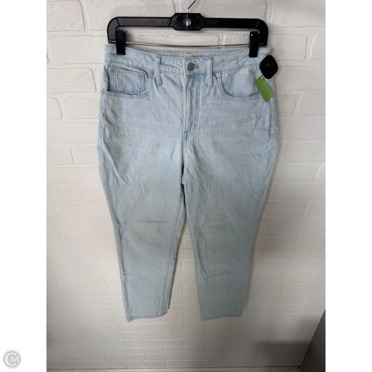 Jeans Straight By Madewell In Blue Denim, Size: 6