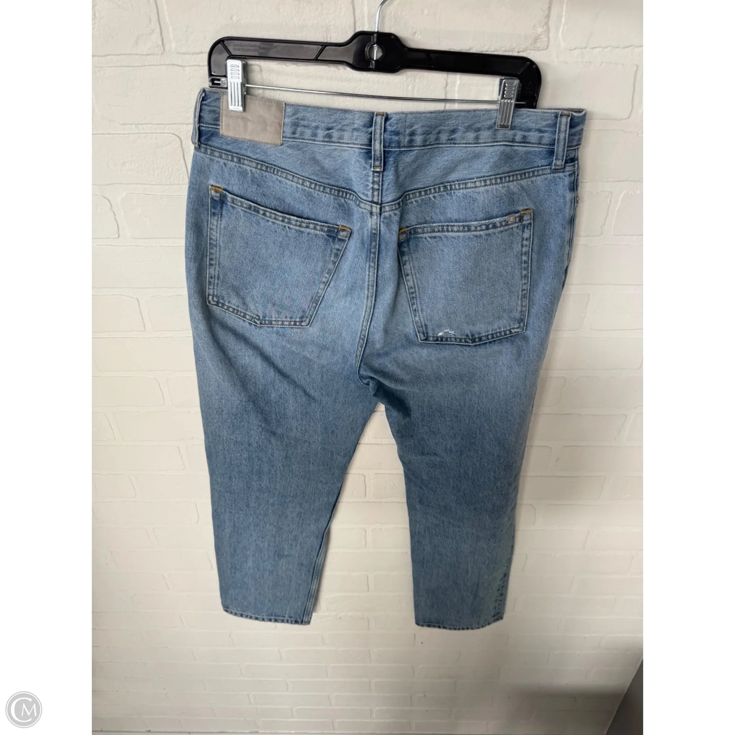 Jeans Straight By Everlane In Blue Denim, Size: 6