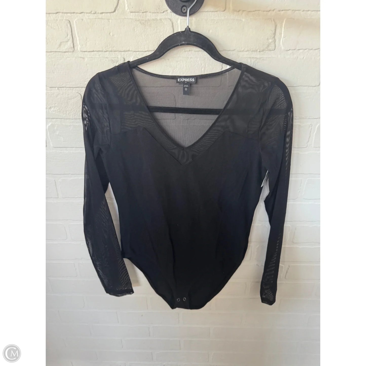 Bodysuit By Express In Black, Size: M