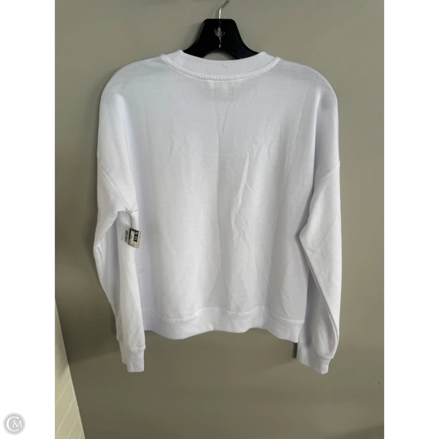 Sweatshirt Crewneck By Workshop In White, Size: S