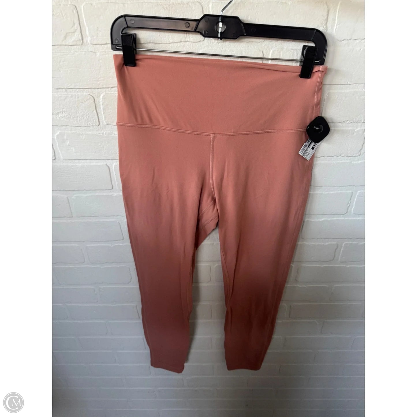 Athletic Leggings By Lululemon In Orange, Size: 10
