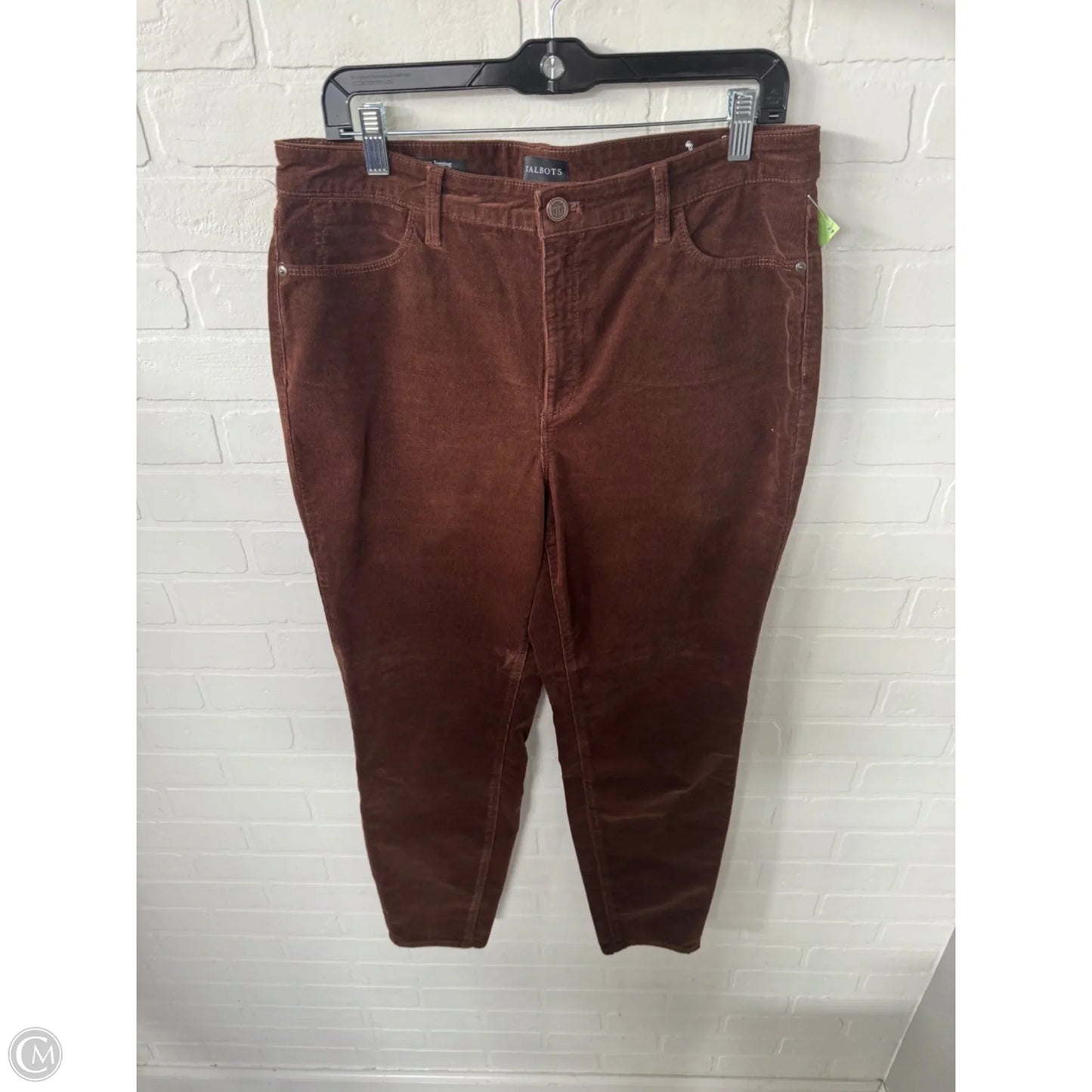Pants Corduroy By Talbots In Brown, Size: 12