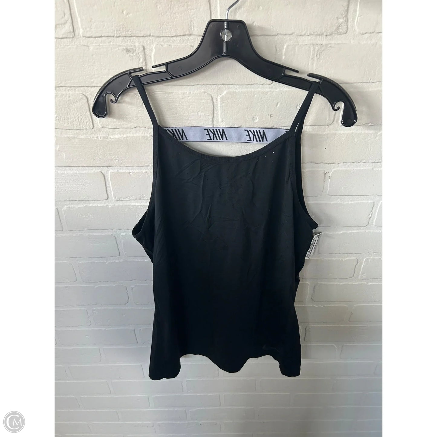 Athletic Tank Top By Nike In Black, Size: L