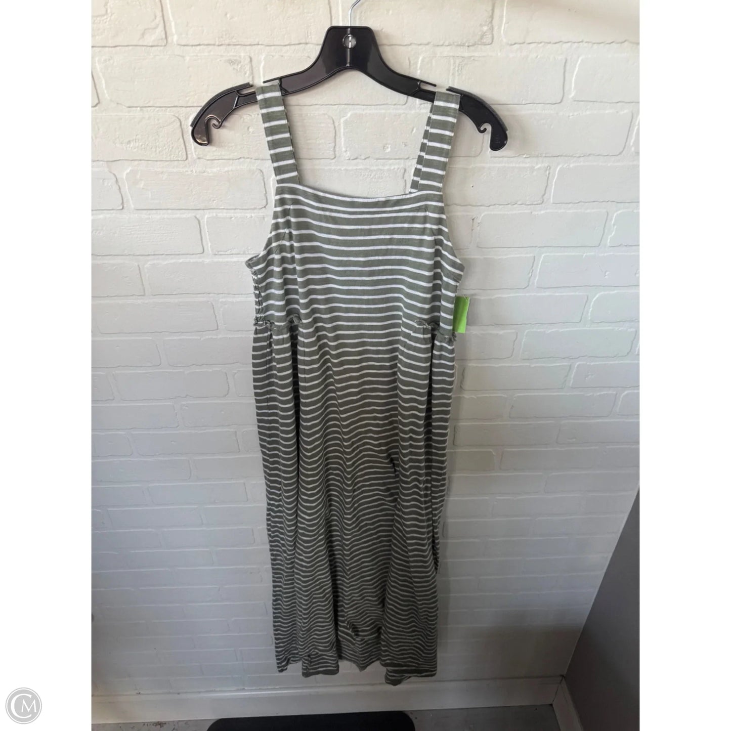 Dress Casual Maxi By Caslon In Green & White, Size: S