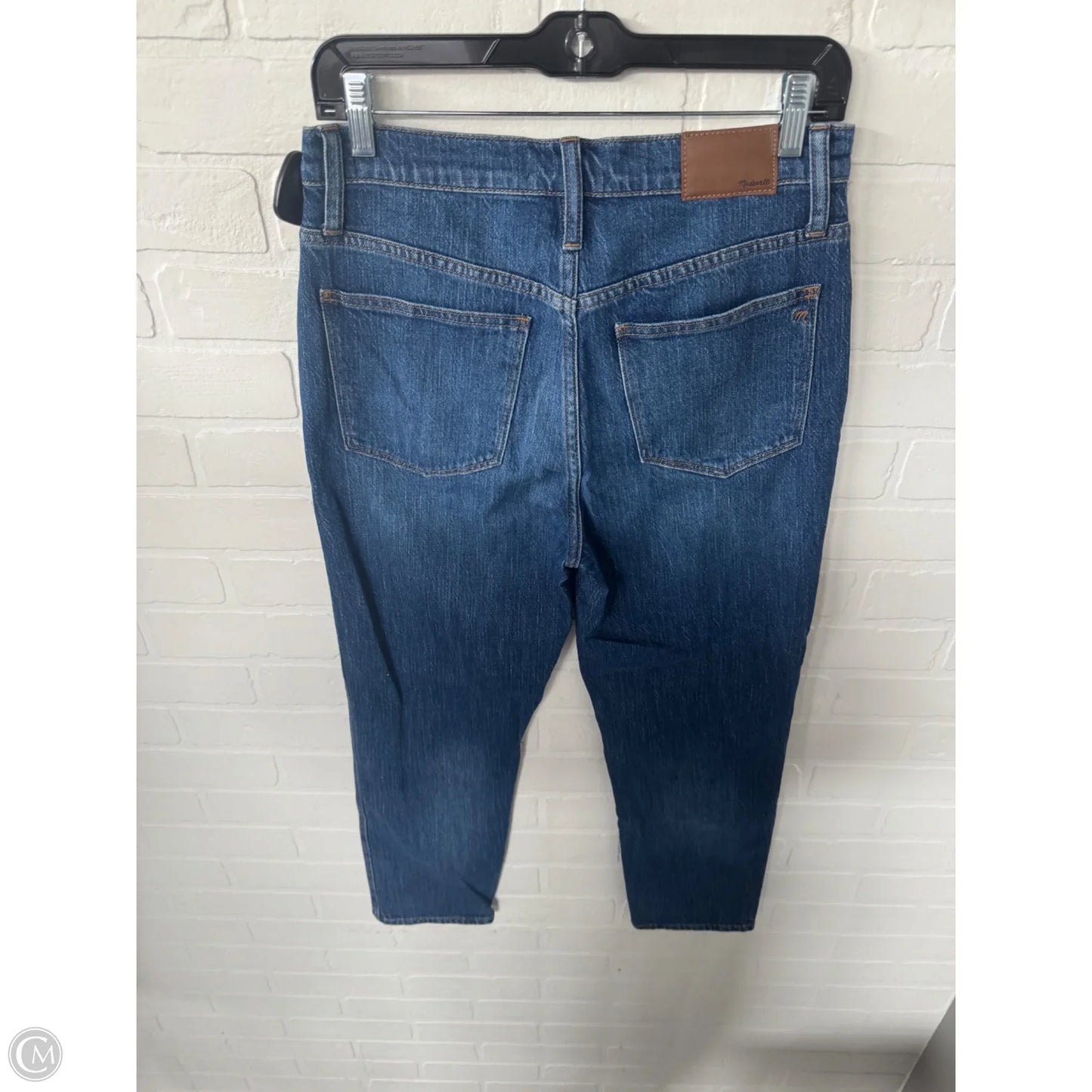 Jeans Straight By Madewell In Blue Denim, Size: 4