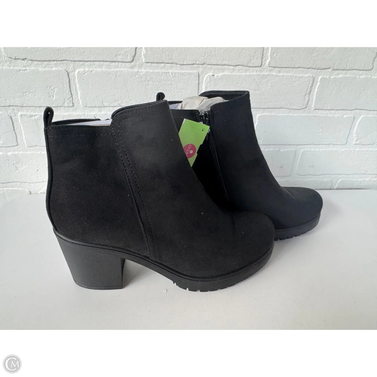 Boots Ankle Heels By Dream Pairs In Black, Size: 10