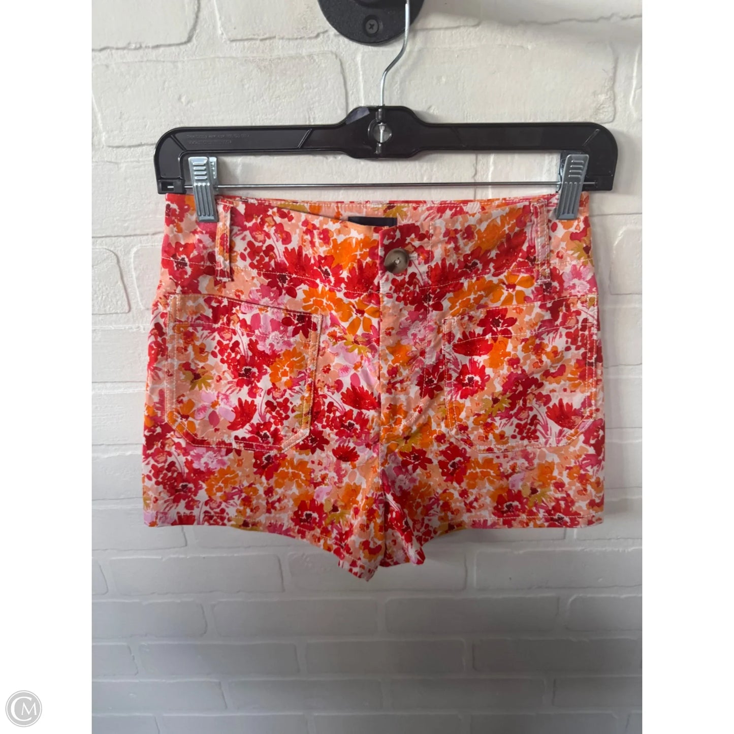 Shorts By Maeve In Orange & Pink, Size: 2