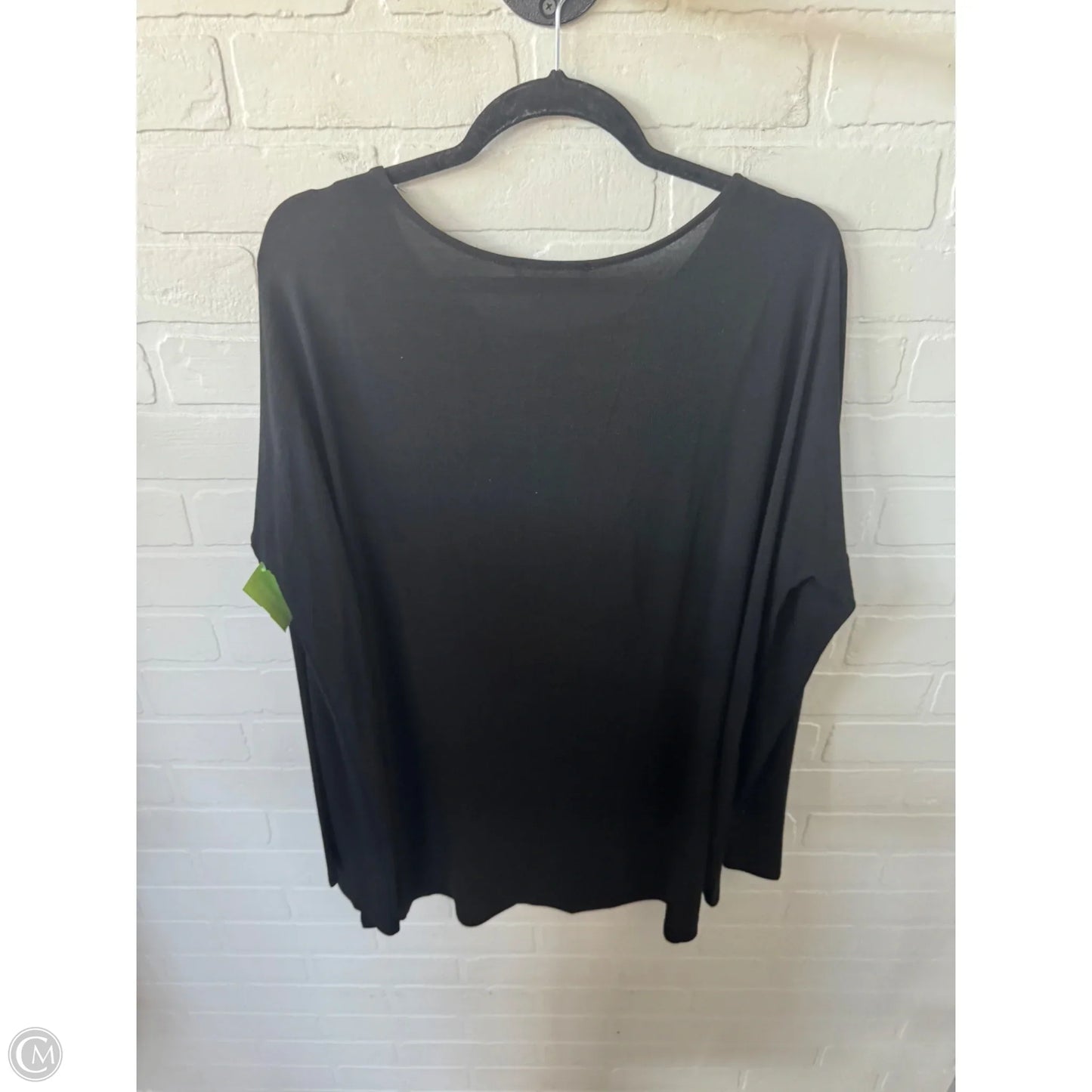 Top Long Sleeve Basic By Loveriche In Black, Size: L