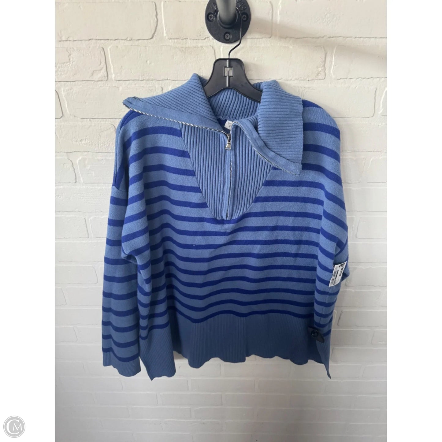 Sweater By Chicsoul In Blue, Size: 3x