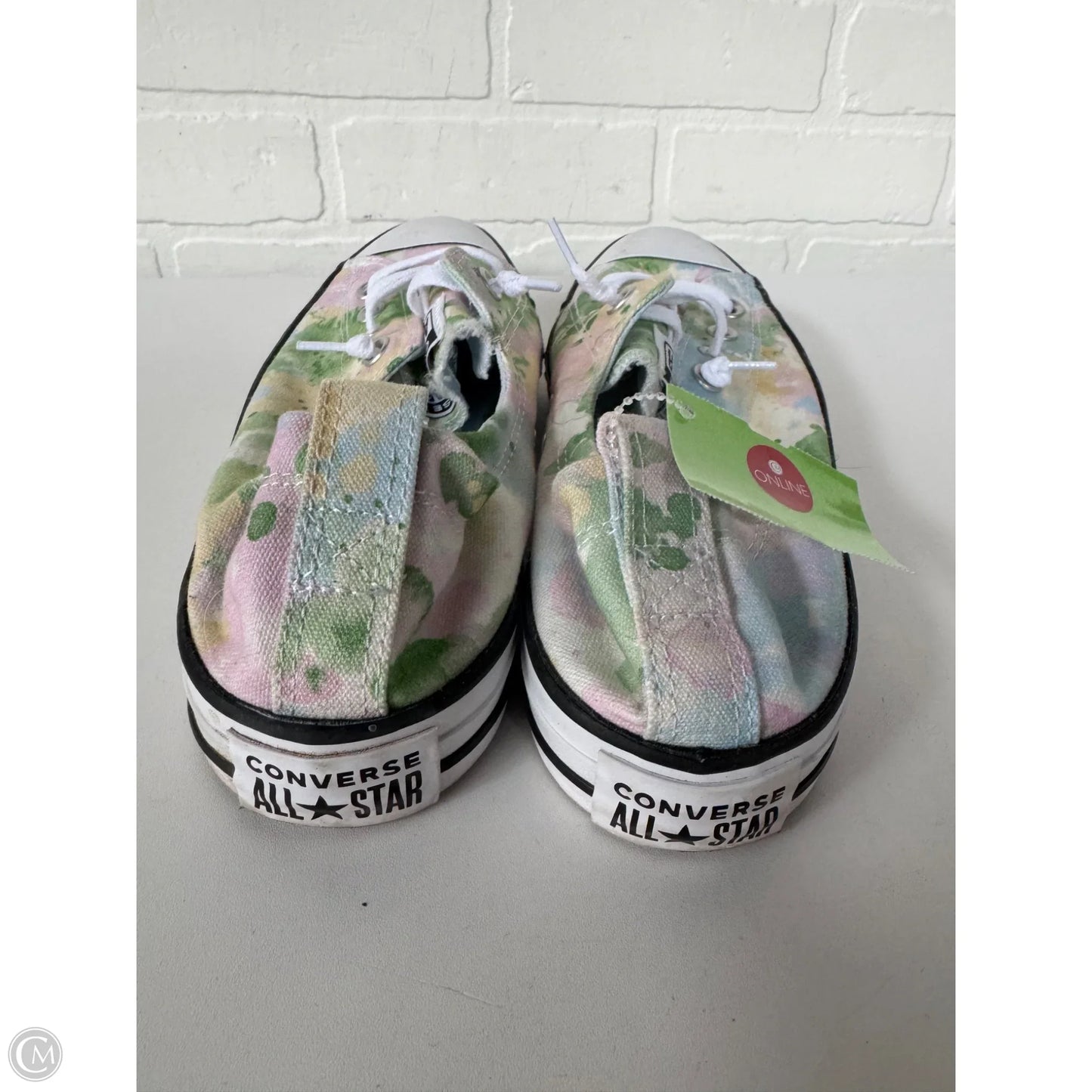 Shoes Sneakers By Converse In Green & Pink, Size: 10.5