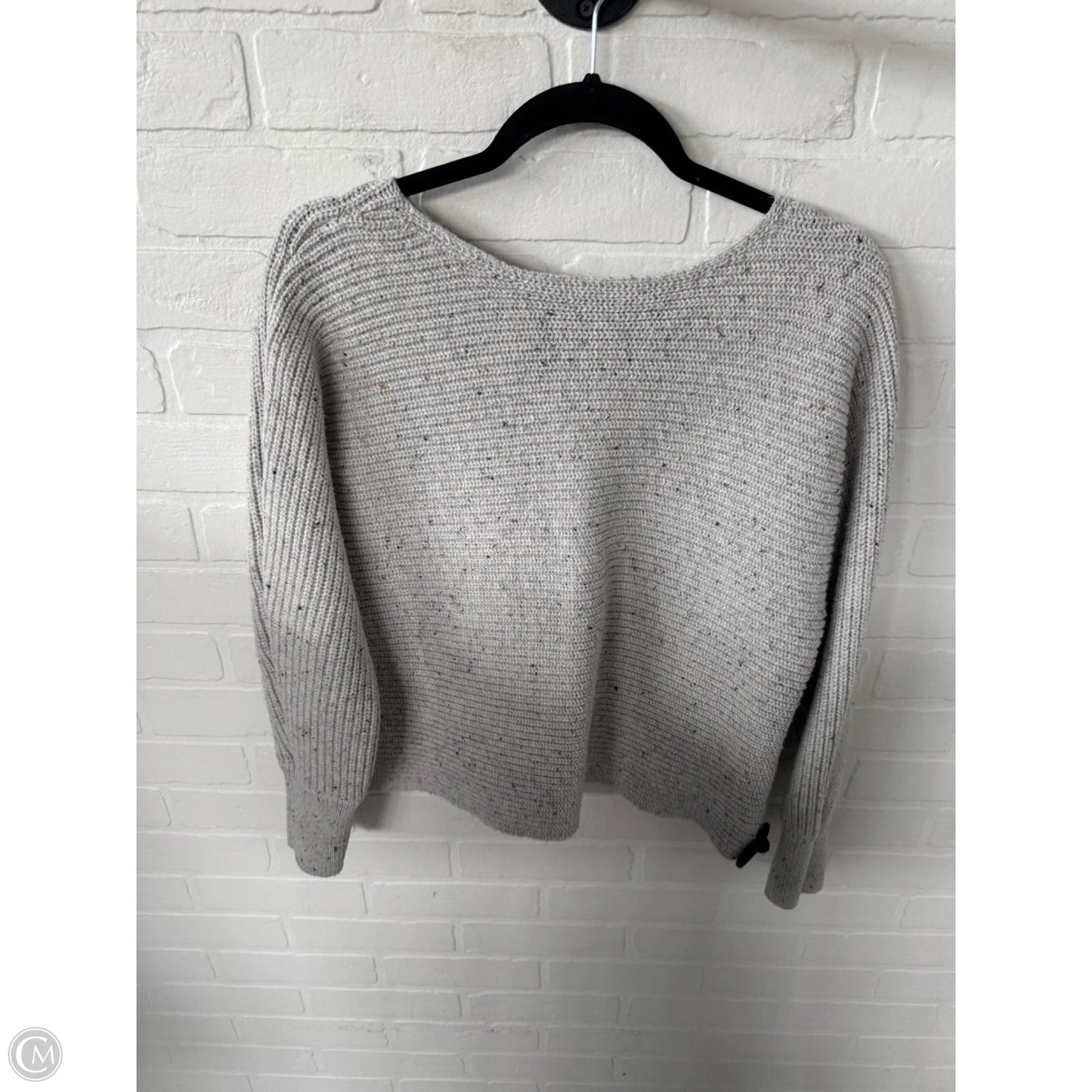Sweater By Cabi In Grey & Tan, Size: M
