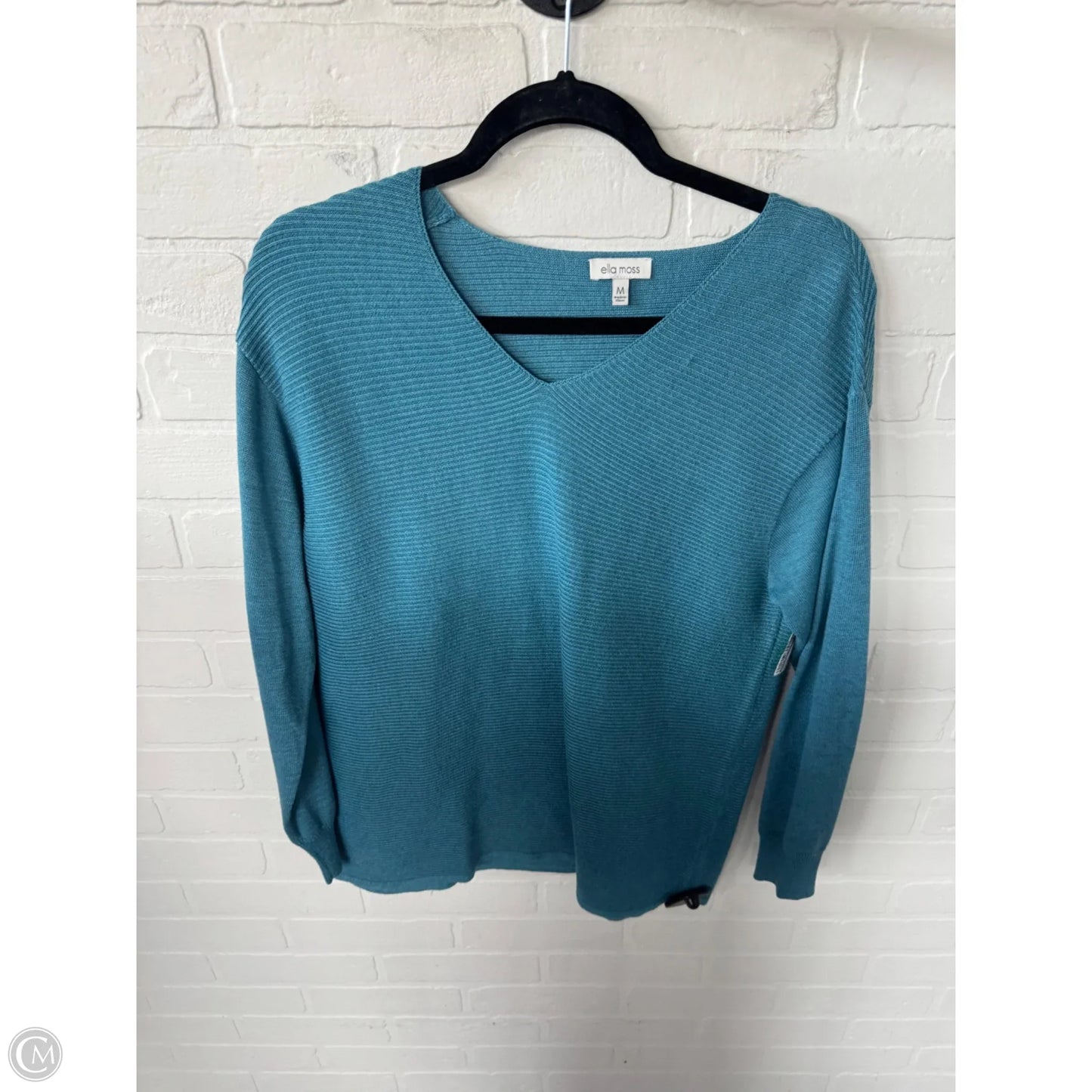 Sweater By Ella Moss In Blue, Size: M