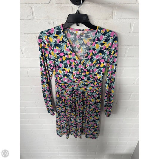 Dress Casual Short By Boden In Green & Pink, Size: Xsp