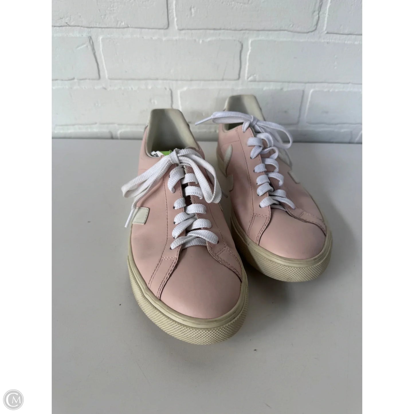 Shoes Sneakers By Veja In Pink & White, Size: 8