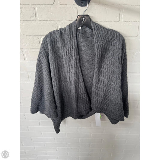 Sweater Cardigan By Christopher And Banks In Grey, Size: L
