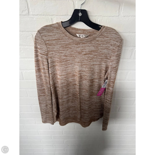 Top Long Sleeve Basic By Banana Republic In Brown, Size: S
