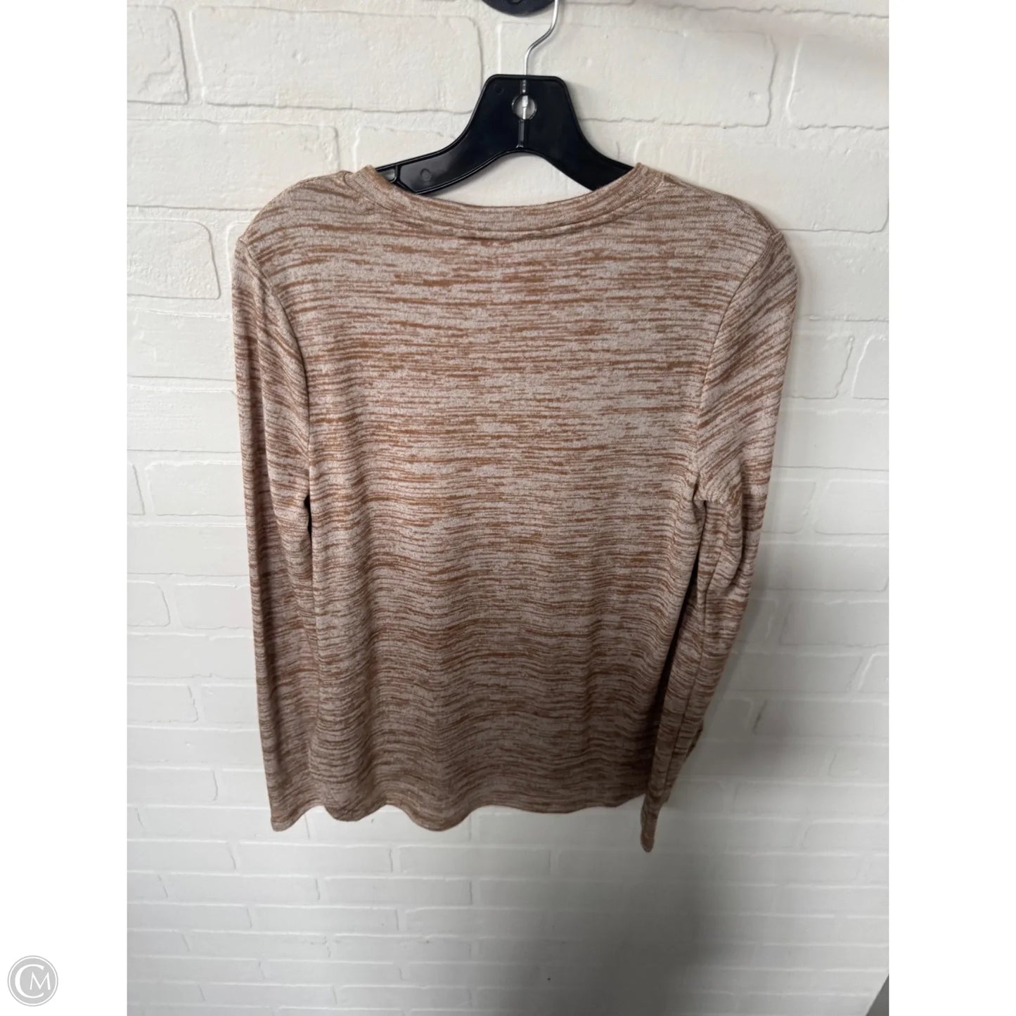 Top Long Sleeve Basic By Banana Republic In Brown, Size: S