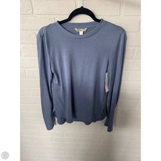 Top Long Sleeve Basic By Banana Republic In Blue, Size: S