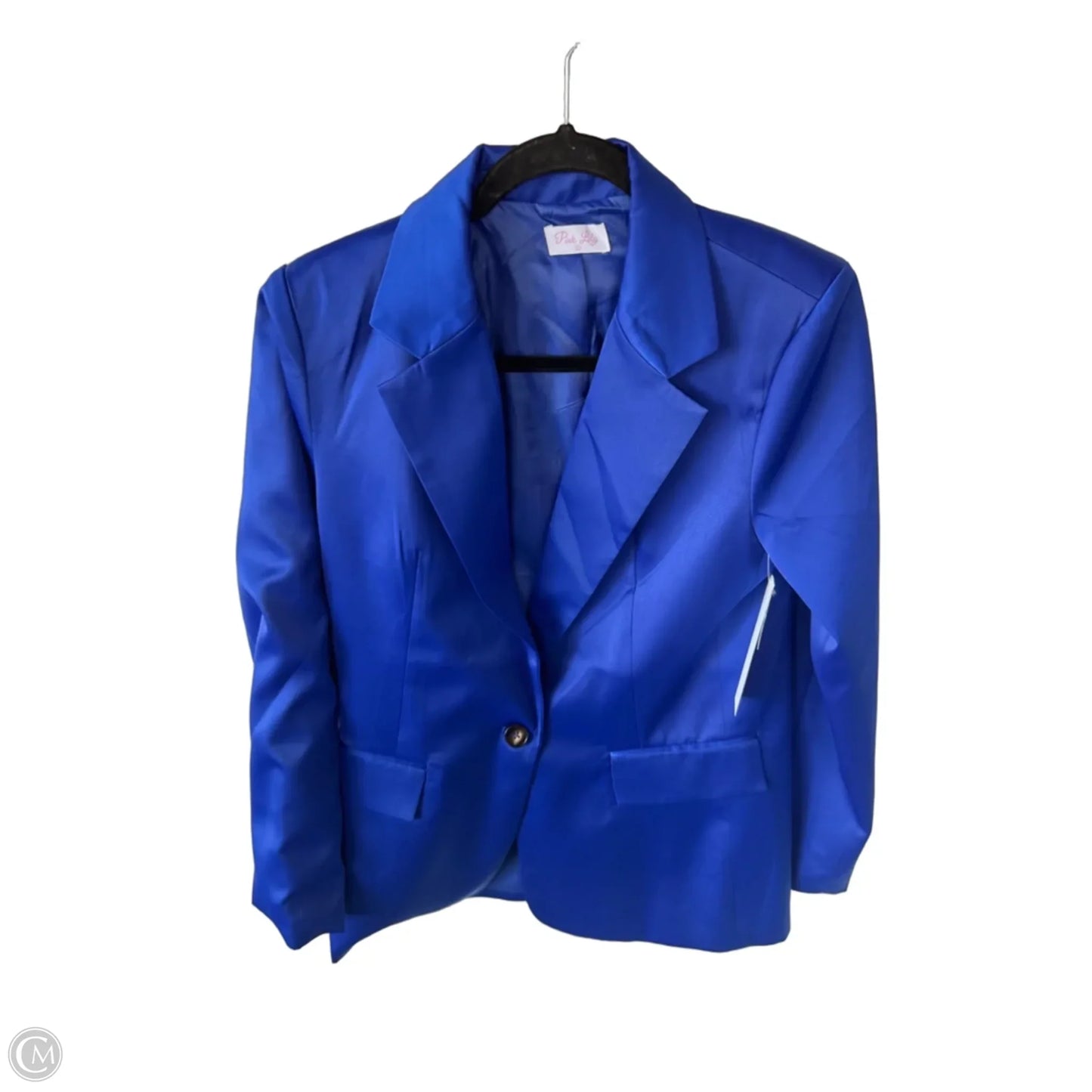 Blazer By Pink Lily In Blue, Size: S