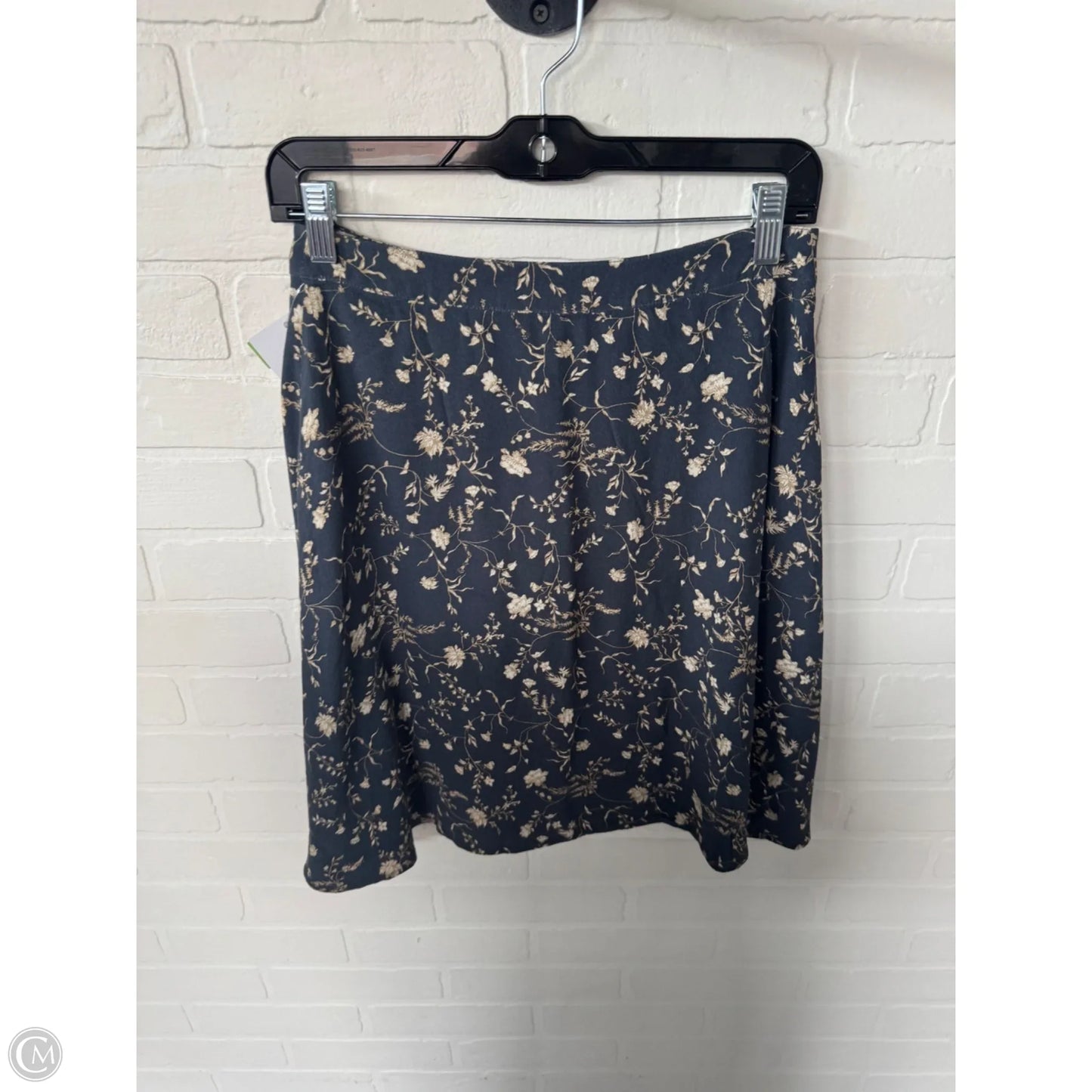 Skirt Mini & Short By Treasure And Bond In Blue & Tan, Size: 2