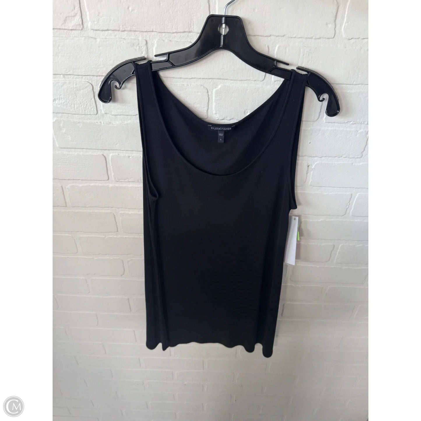 Top Sleeveless Basic By Eileen Fisher In Black, Size: S