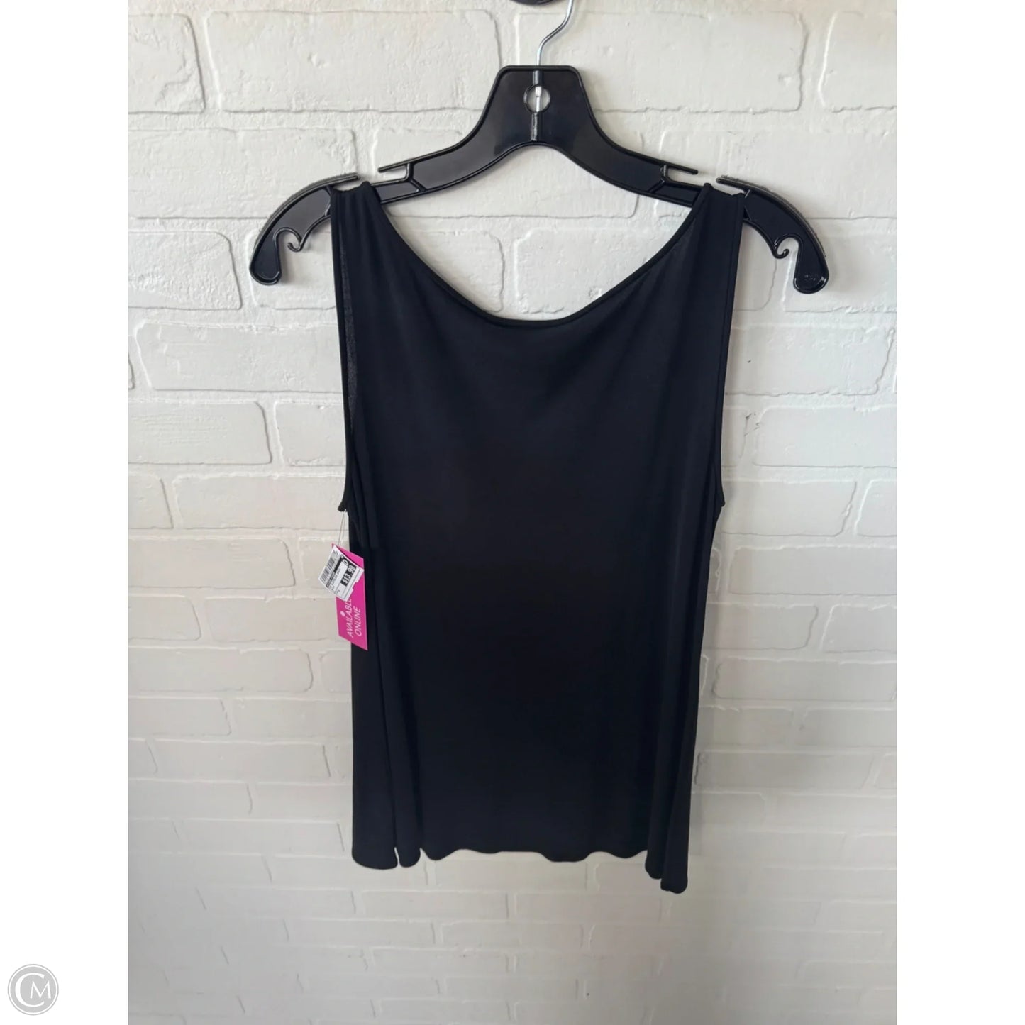Top Sleeveless Basic By Eileen Fisher In Black, Size: S