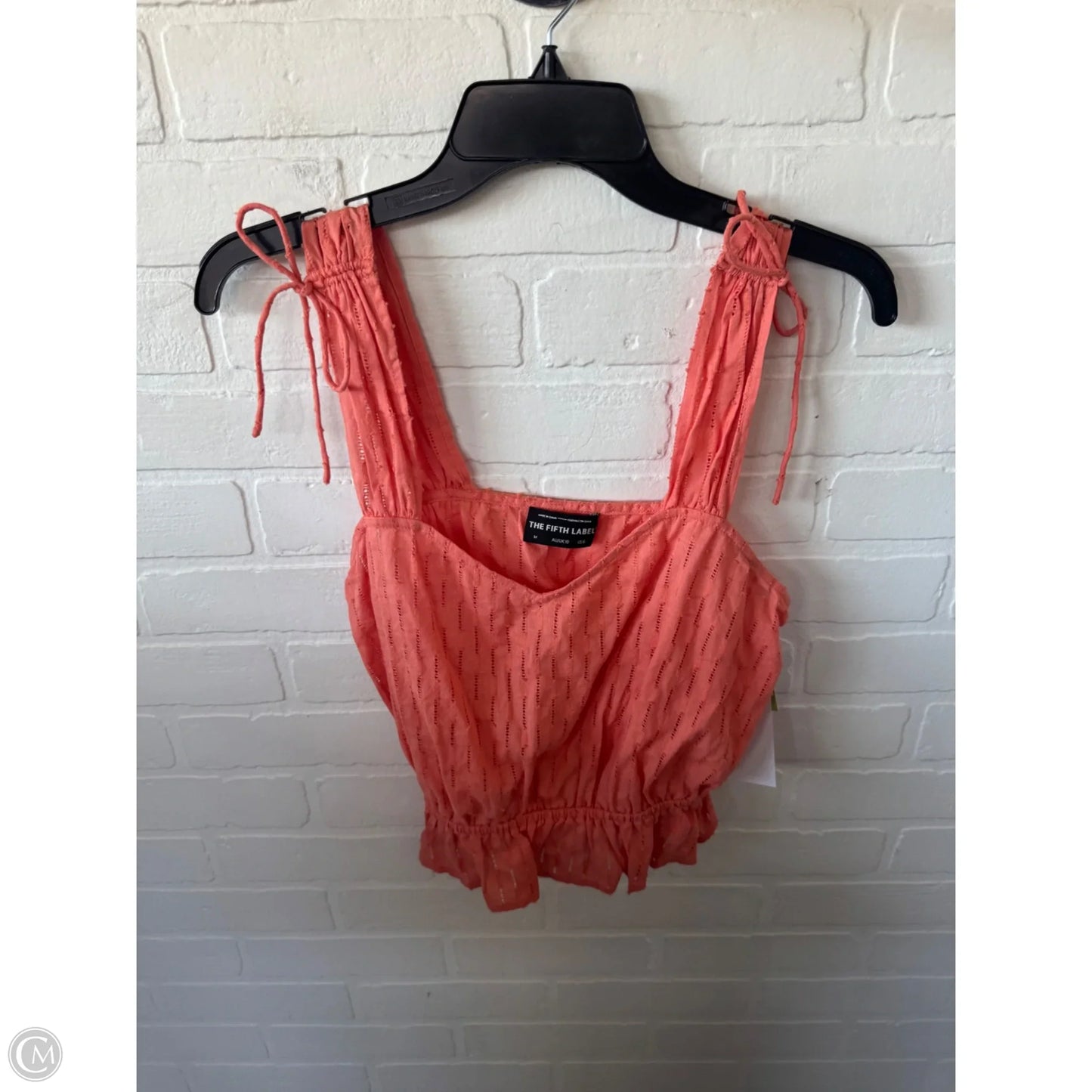 Top Sleeveless By Clothes Mentor In Orange, Size: S