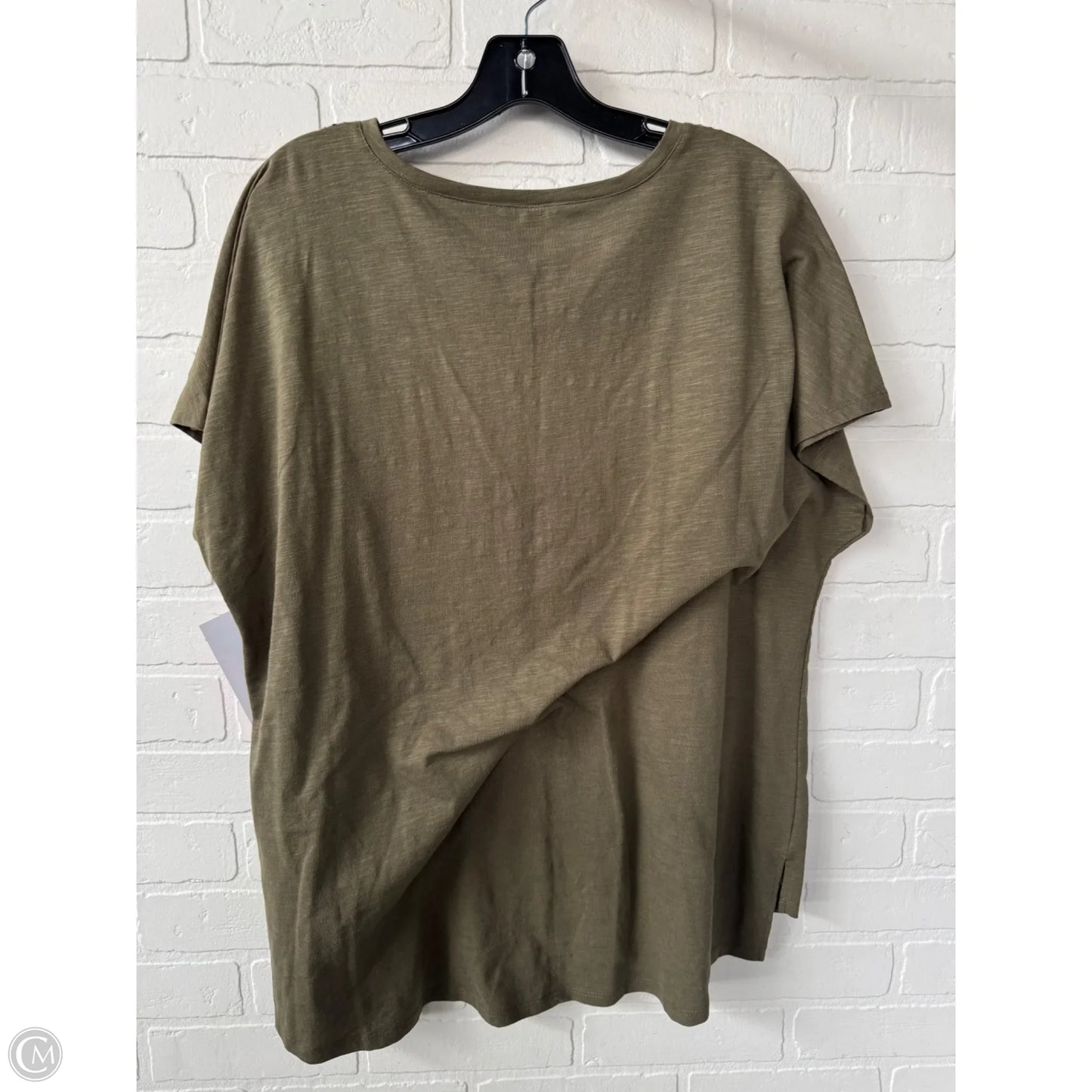Top Short Sleeve By Lane Bryant In Green, Size: 1x