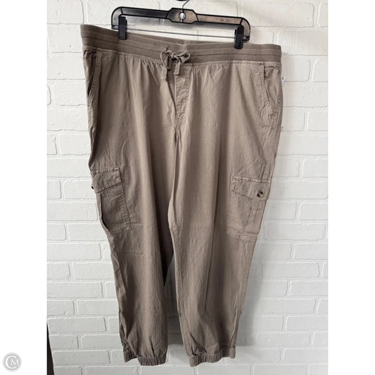 Pants Joggers By Sonoma In Tan, Size: 18