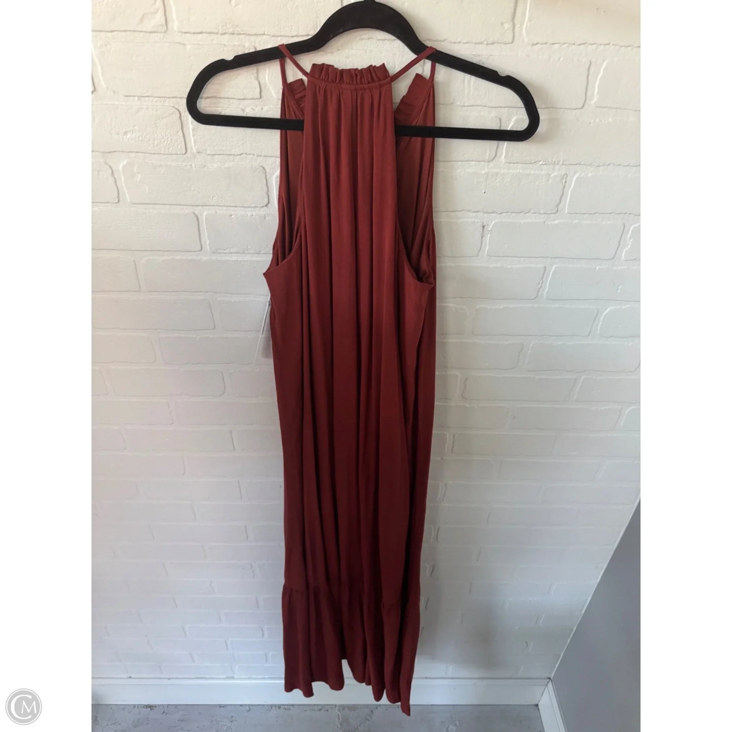 Dress Casual Maxi By Nine West In Brown, Size: M