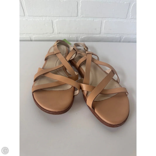 Sandals Flats By Cole-haan In Tan, Size: 10.5