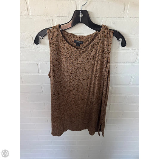 Top Sleeveless By J. Jill In Animal Print, Size: M