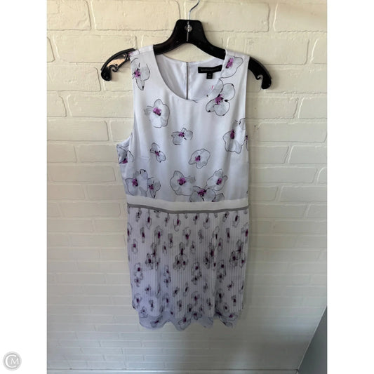 Dress Party Short By Banana Republic In Grey & Purple, Size: M