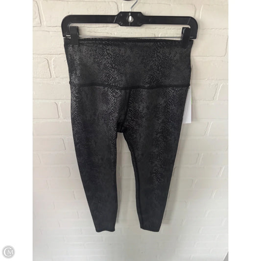 Athletic Leggings By Beyond Yoga In Black & Grey, Size: 8