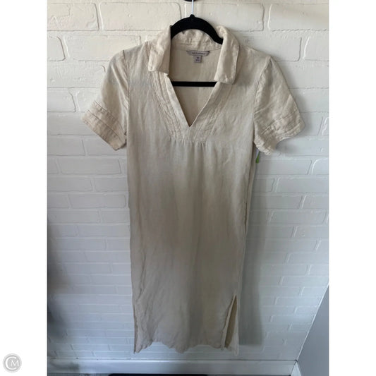 Dress Casual Maxi By Banana Republic In Tan, Size: Xs