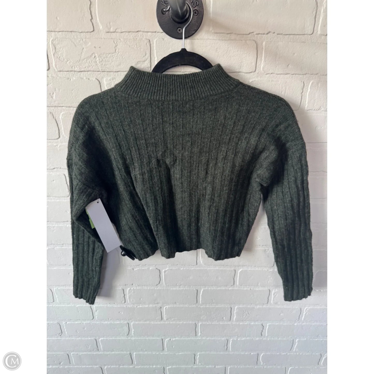 Sweater By Madewell In Green, Size: Xs
