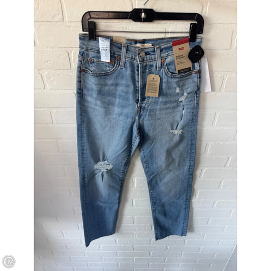 Jeans Straight By Levis In Blue Denim, Size: 6