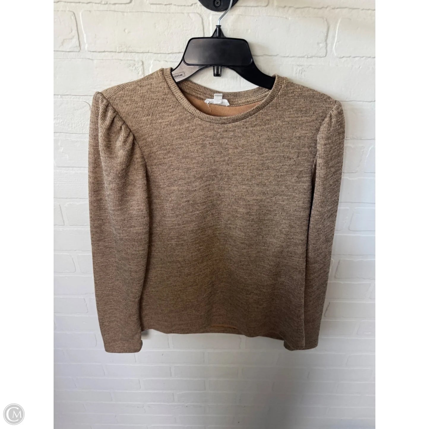 Top Long Sleeve By Clothes Mentor In Brown, Size: L