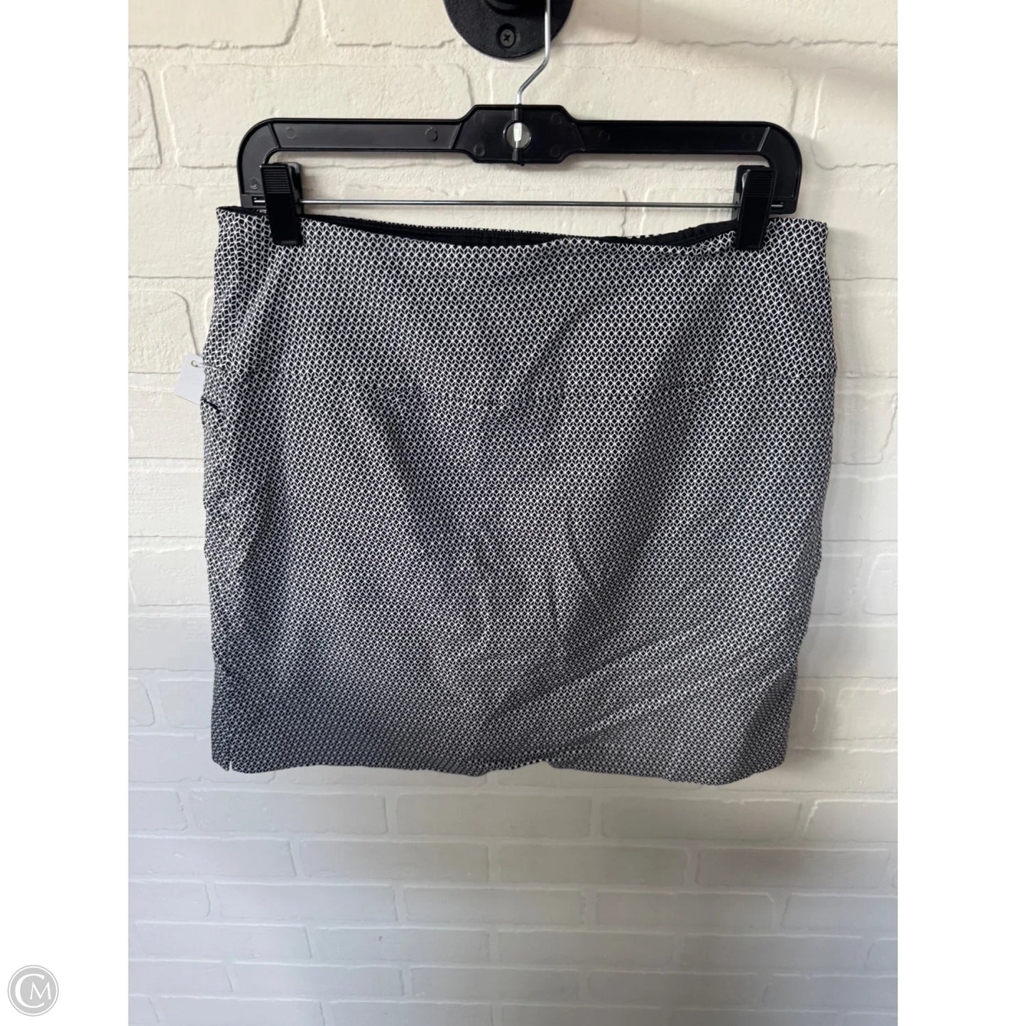 Skort By Sc & Co In Black & White, Size: 12