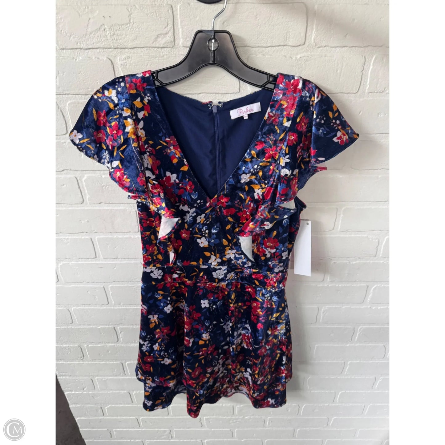 Dress Party Short By Parker In Blue & Red, Size: Xs