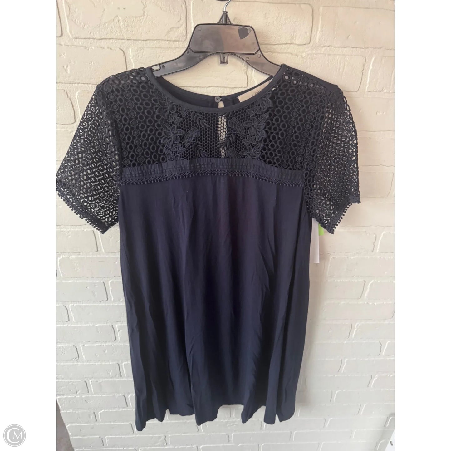 Dress Casual Short By Loft In Blue, Size: M