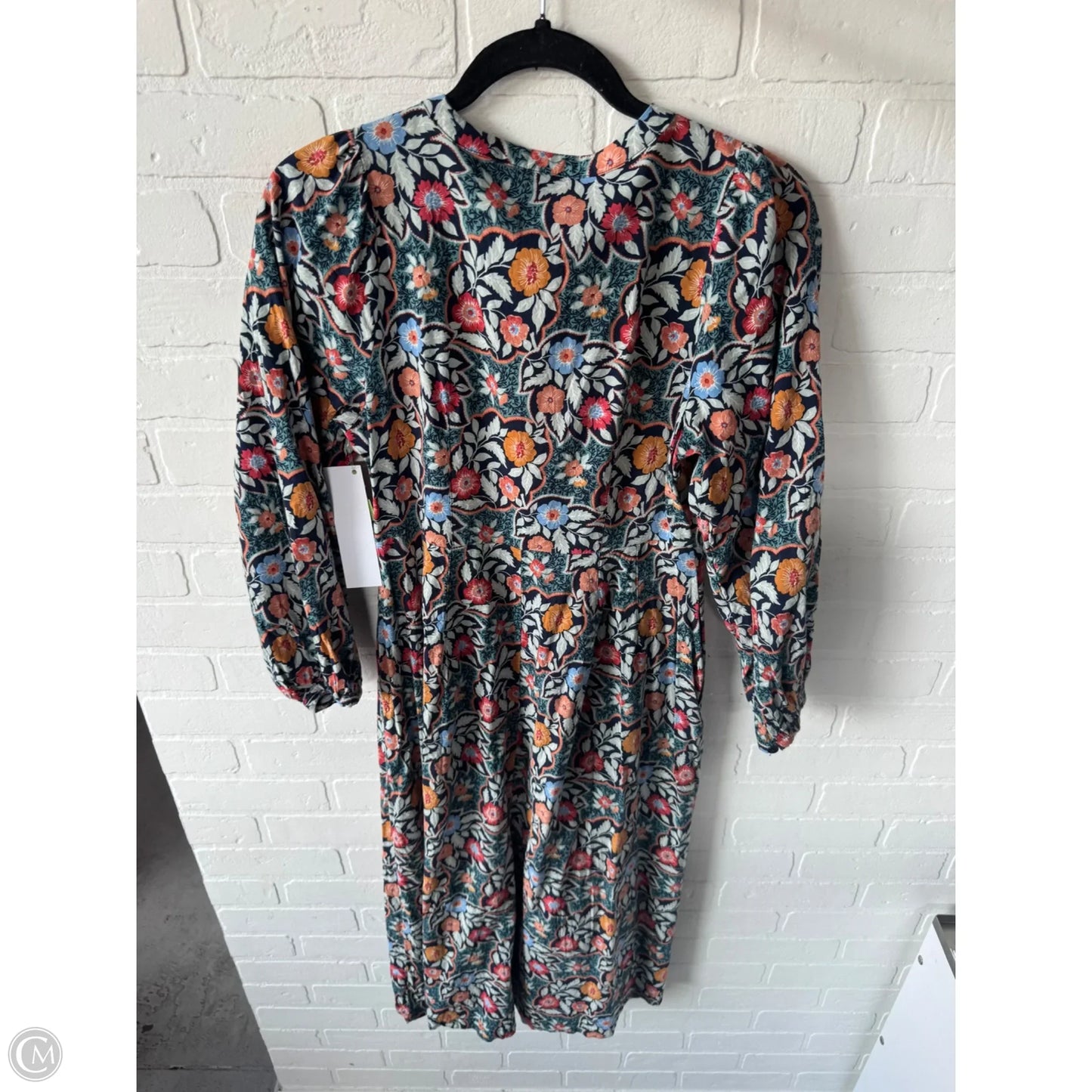 Dress Casual Midi By Universal Thread In Blue & Orange, Size: Xs